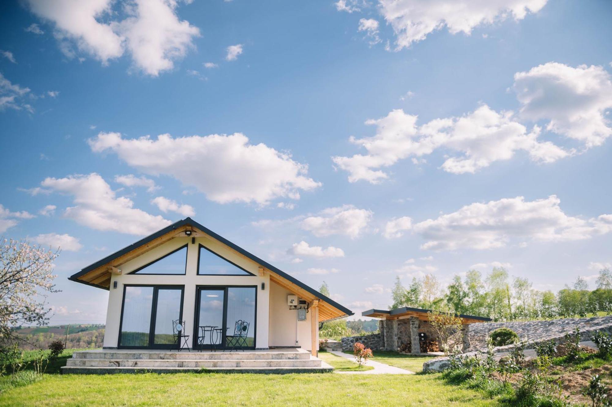 Casa Moderna In Sinteu - Intersectia Intre Modern Si Linistea Naturii Huta Voivozi Exterior photo